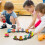 Hot Bee Electric Train Set with Lights and Sounds Red 1