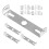 FRCOLOR ceiling pendant light mounting bracket set silver 8