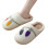 Γυναικείες παντόφλες Smiley Retro Plush Μέγεθος 7-7.5 3