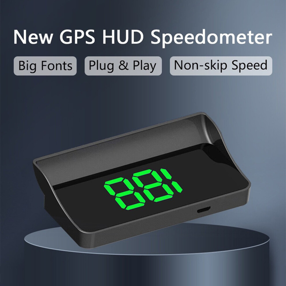 Gps Speedometer Digital Hud Display With Auto Brightness Green 913211435625