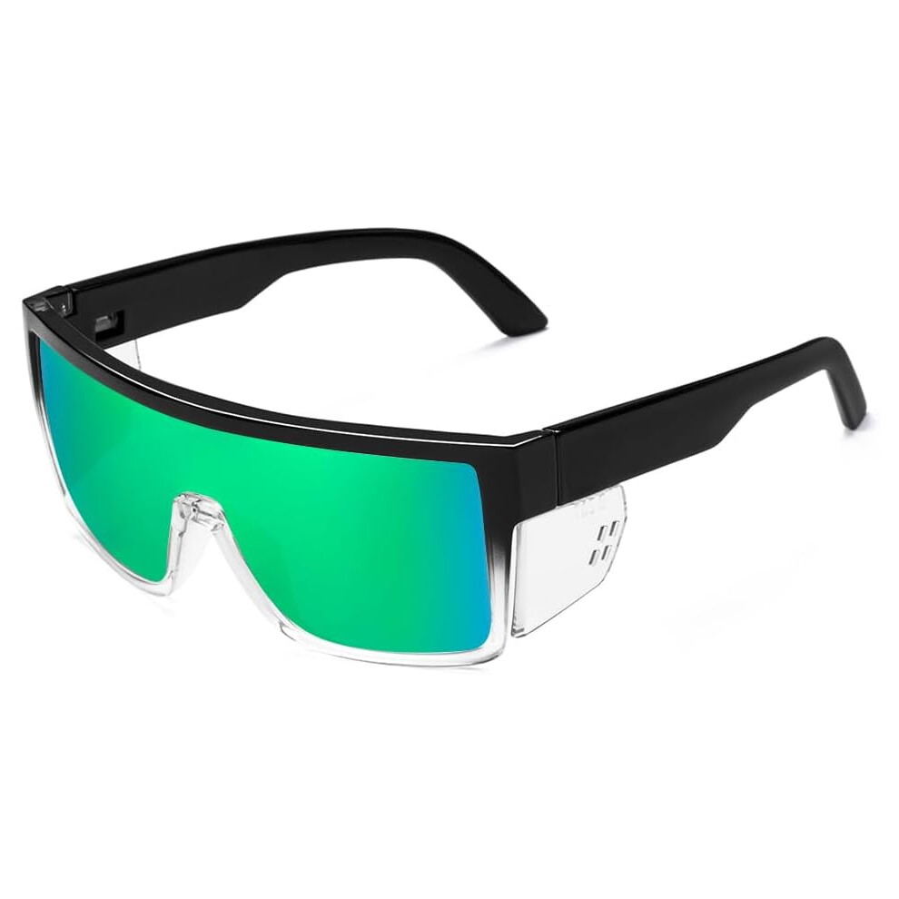 Safety Polarized Sunglasses Uv400 Ansi Z87 With Removable 939152591145