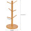 Bamboe bekerhouder met 6 haken 5