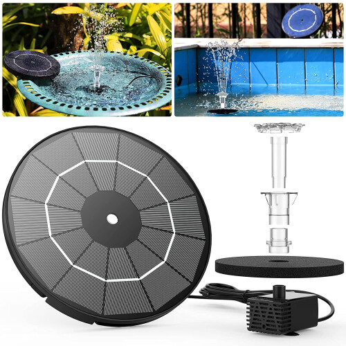 Pompa solare per fontana da 3,5 W per giochi d'acqua da esterno 1