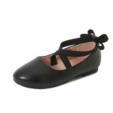 Kids Mary Jane Dress Shoes for Girls, Solid Color, Slip-On,