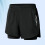 Costume da bagno da uomo a compressione, foderato, con stampa, taglie M-4XL 6