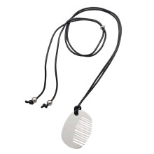 Hypoallergene lichtgewicht kamketting met gepolijste details