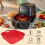 Återanvändbara silikonfoder för airfryer, 8,5 tum, 2-pack 3