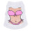 Hundebikinitrusse med printdesign til små hunde 2
