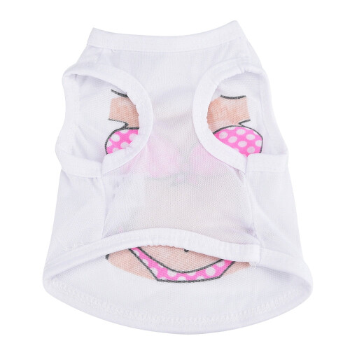 Hundebikinitrusse med printdesign til små hunde 2