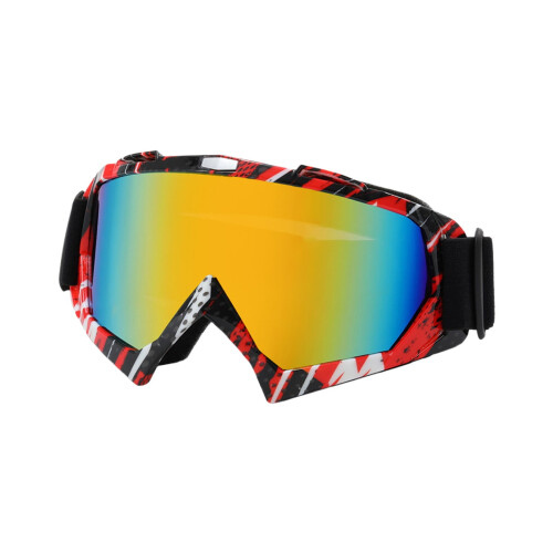 Óculos de esqui à prova de vento com lentes resistentes a riscos e