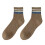 Men's Thick Wool Winter Socks Khaki One Size 1