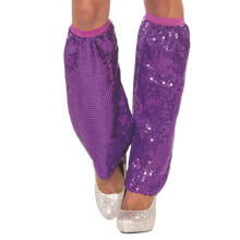 Women's sequins leg warmers knee-high 1 pair