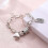 Ασημένιο βραχιόλι Love Charm Unisex 2