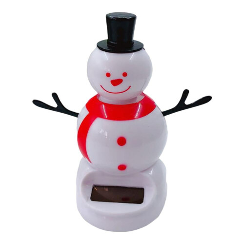 Solar Christmas Dancing Toy Bobblehead for Car Dashboard 2