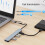 7-in-1 USB-C-Hub mit 1  USB 3.0, 4  USB 2.0 und 2  USB C 7