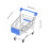 Ensemble de chariot de courses miniature portable pour 8