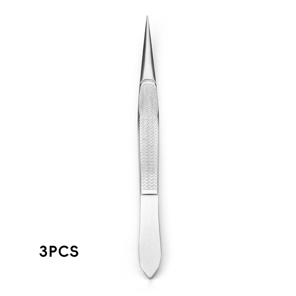 Eyebrow Tweezers Sleek Design 3 Pcs