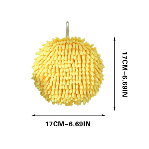 Ensemble de 3 serviettes de bain en boule duveteuse 1