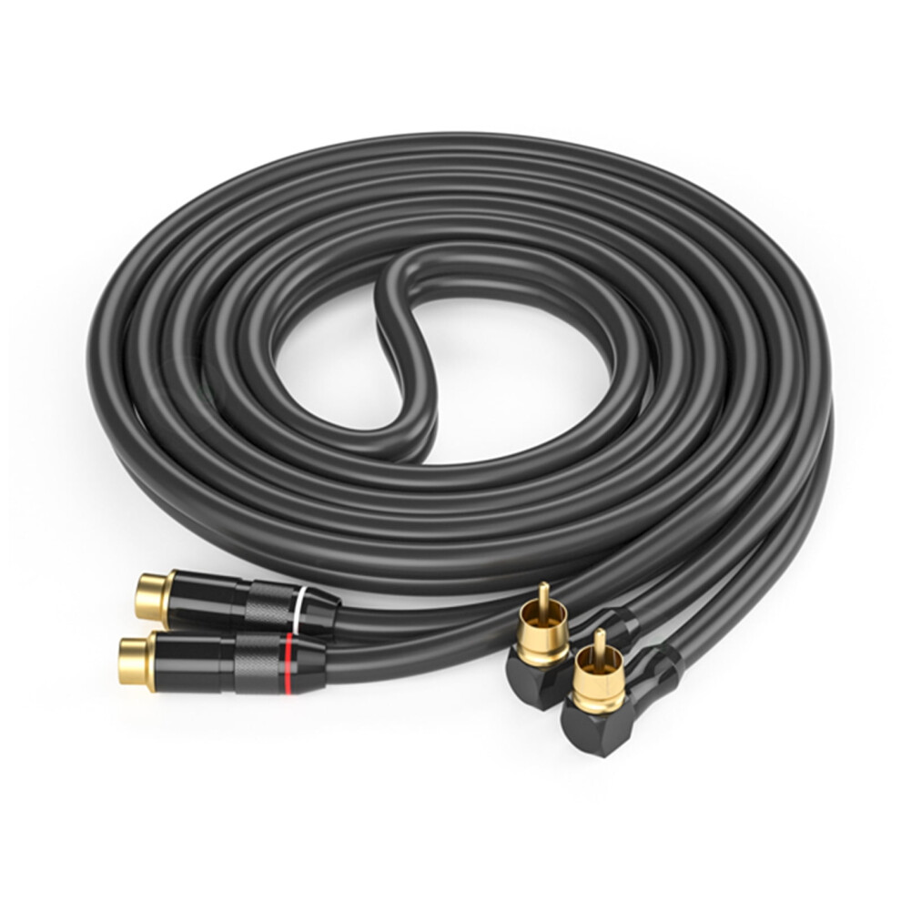 Rca Extension Cable Male To Female Stereo 2-Pack Gold 913211442913