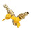Y-förmiges Gartenschlauchventil-Set aus Messing 5