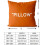 Fodere per cuscini Hypebeast arancioni 18x18 pollici (2 pezzi) 3