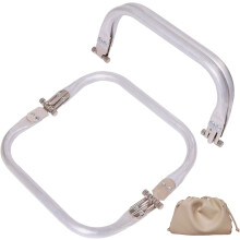 Metalen handtasframe rechthoekig 6 inch 2 stuks