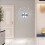 DENEST Wall Clock Silver 13 Inch Silent Quartz Modern 2