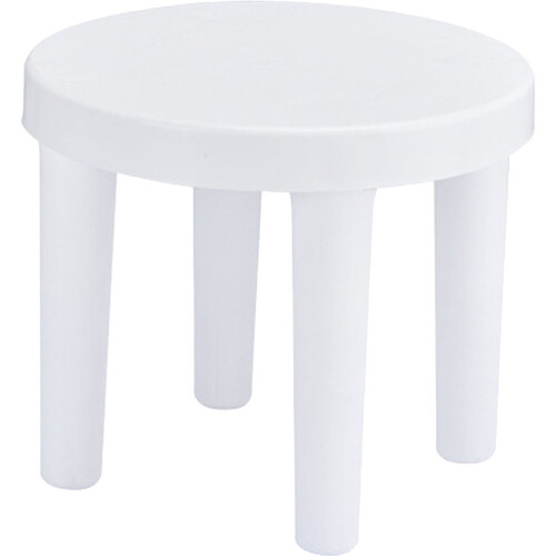 Kinderopstapje wit plastic 1 set 1