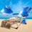 Boho strandstoelhoezen van microvezel met vakjes 7