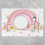 Regenbogenfarbene botanische Platzsets, 4er-Set, 45,7 x 30,5 cm 2