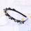 Double Layer Braided Headband Plastic Pearl Hair Accessory 1