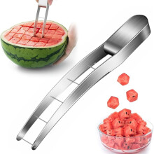 Coupe-pastèque en acier inoxydable, motif moulin à vent, 1 pièce