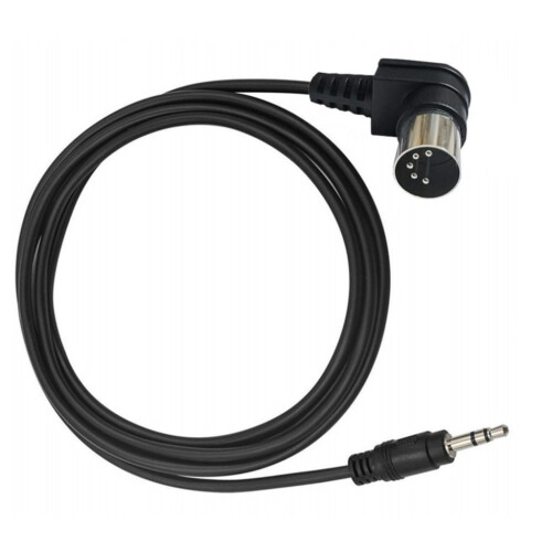 5-pins DIN naar 3,5 mm mannelijke video-adapterkabel 1