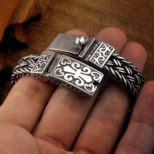 Vintage medische ID-armband, gepersonaliseerd 2