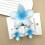 Flower Hair Claws Gradient Ponytail Clips 3 pcs 1