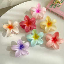 Flower Banana Hair Claw Clips for Thick Hair 4pcs
