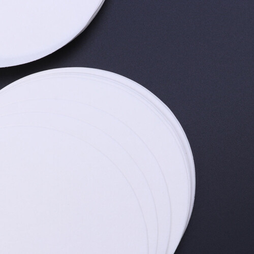 Hvide filterpapirskiver med medium flowhastighed 12,5 cm 1