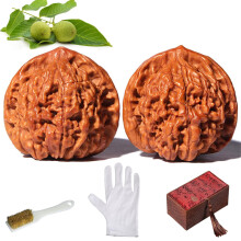 Chinese Wenwan Walnuts Hand Massagers 2Pcs