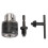 1.5-13mm Precise Drill Chuck Converter 1/2"-20UNF Thread Quick Change Adapter SDS- Round Shank 3-Jaw Key Drill Chuck 1