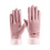 Winterhandschuhe Unisex Touchscreen Samtgefüttert Rosa 2