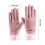 Winterhandschuhe Unisex Touchscreen Samtgefüttert Rosa 3