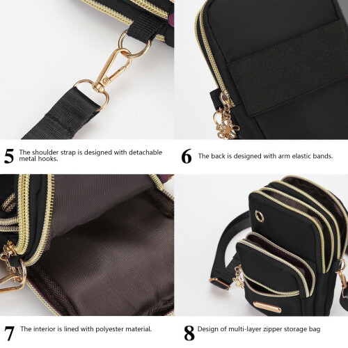 Σακίδιο πλάτης Crossbody για άνδρες με λεπτό στήθος 2