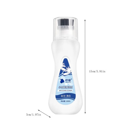 Kit de limpeza para tênis de couro com escova macia 2