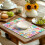 Sets de table d'anniversaire en lin, 30 x 45 cm, lot de 4 6