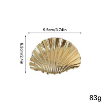 Light Luxury Shell Alloy Hair Clip for Ponytail