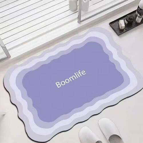 Badkamermat van diatomeeënmodder, sneldrogend, antislip, 1 stuk