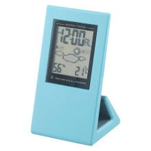 Solarweerklok met temperatuur- en vochtigheidsweergave