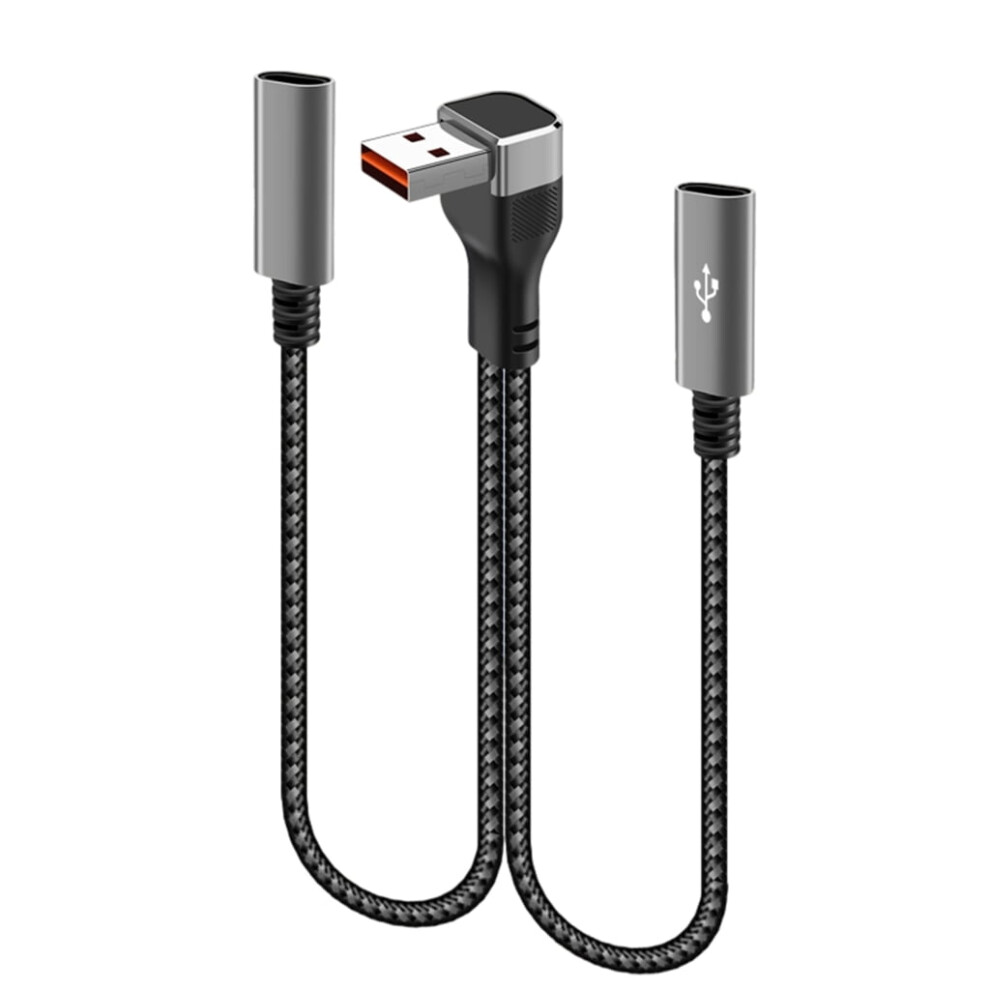 Yiemeen Nylon Braided Usb-C Extension Cord 1M 908436598354
