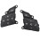1Pair Car Steering Wheel   Music Volume Phone  Button for - C/E-Class C180 E200 GLK260 1