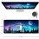Mousepad Gamer com Design Galáxia Antiderrapante 80x30cm 2